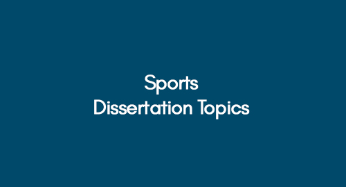 Sports Science Dissertation